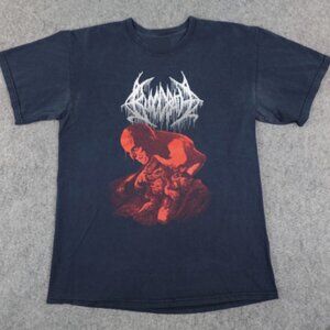 Death Metal Skull Graphic Tee Vintage Gothic T-Shirt